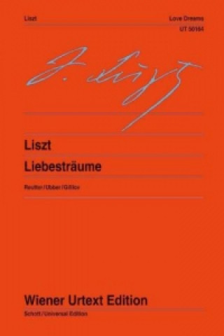 Könyv Liebesträume Franz Liszt