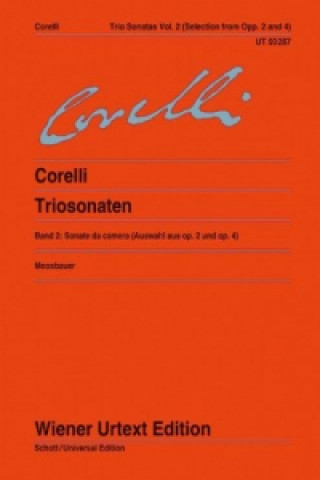 Książka Triosonaten Arcangelo Corelli