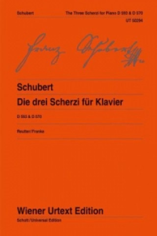 Carte 3 SCHERZI D 593 BFLAT MAJOR DFLAT MAJOR Franz Schubert