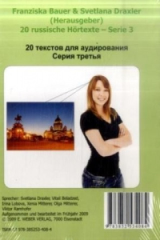 Audio 20 russische Hörtexte - Serie 3, 1 Audio-CD Franziska Bauer