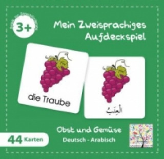 Joc / Jucărie Mein Zweisprachiges Aufdeckspiel, Obst und Gemüse, Arabisch Tolga Celik