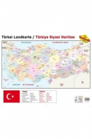 Materiale tipărite Türkei Landkarte / Türkiye Siyasi Haritasi, Poster 