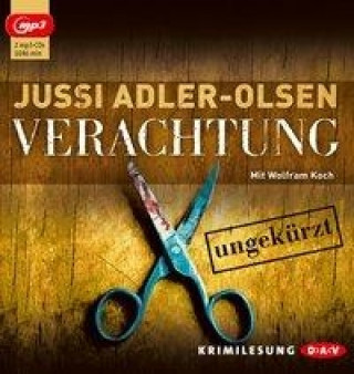 Audio Verachtung. Der vierte Fall für Carl Mørck, Sonderdezernat Q, 2 Audio-CD, 2 MP3 Jussi Adler-Olsen