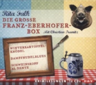 Audio Die große Franz-Eberhofer-Box 1, 12 Audio-CD Rita Falk