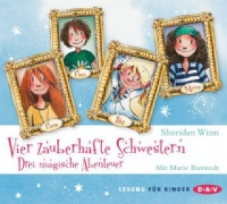 Audio Vier zauberhafte Schwestern - Drei magische Abenteuer, 6 Audio-CD Sheridan Winn