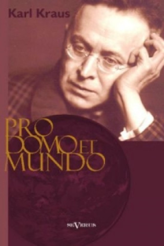 Livre Pro domo et mundo Karl Kraus