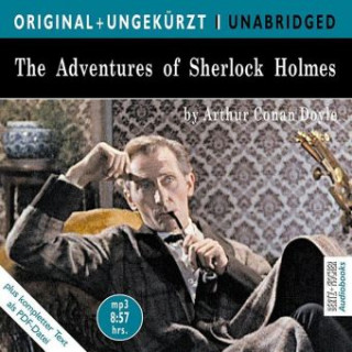 Audio The Adventures of Sherlock Holmes. Die Abenteuer des Sherlock Holmes, 1 MP3-CD, englische Version, 1 MP3-CD Arthur Conan Doyle