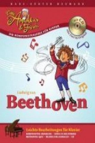 Kniha Beethoven, leichte Bearbeitungen für Klavier, m. Audio-CD 