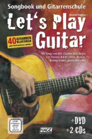 Könyv Let's Play Guitar - Band 1 mit 2 CDs und QR-Codes Alexander Espinosa