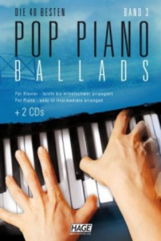 Kniha Pop Piano Ballads 3 + 2 CDs. Bd.3 Helmut Hage