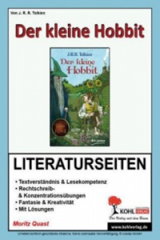 Livre John R. R. Tolkien 'Der kleine Hobbit', Literaturseiten Moritz Quast