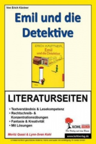 Kniha Erich Kästner 'Emil und die Detektive', Literaturseiten Moritz Quast