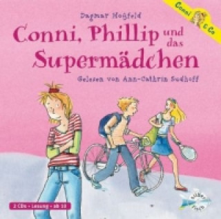 Audio Conni & Co 7: Conni, Phillip und das Supermädchen, 2 Audio-CD Dagmar Hoßfeld