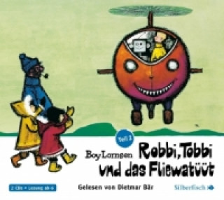 Hanganyagok Robbi, Tobbi und das Fliewatüüt - Teil 2, 2 Audio-CD Boy Lornsen