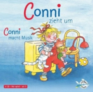 Audio Conni zieht um / Conni macht Musik (Meine Freundin Conni - ab 3), 1 Audio-CD Julia Boehme
