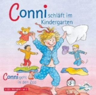 Hanganyagok Conni schläft im Kindergarten / Conni geht in den Zoo (Meine Freundin Conni - ab 3), 1 Audio-CD Julia Boehme