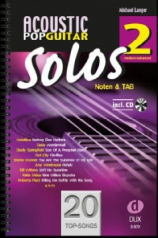 Tlačovina Acoustic Pop Guitar Solos 2. Bd.2 Michael Langer