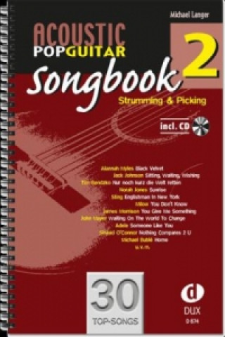 Materiale tipărite Acoustic Pop Guitar Songbook, m. Audio-CD. Vol.2 Michael Langer