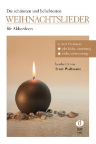 Tiskovina Weihnachtslieder für Akkordeon Ernst Waltmann