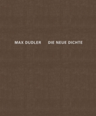 Könyv Max Dudler Die neue Dichte Alexander Bonte