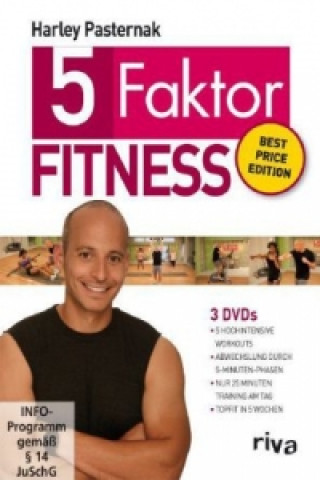 Videoclip 5-Faktor-Fitness, 3 DVDs (Best Price Edition) Harley Pasternak