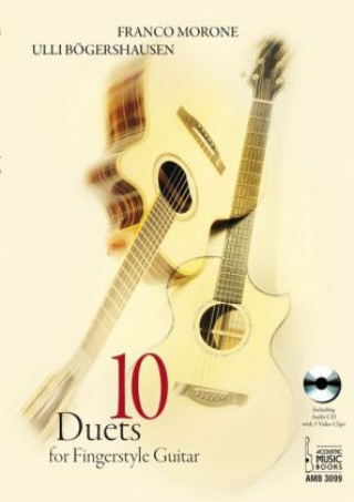 Materiale tipărite 10 Duets for Fingerstyle Guitar, m. 1 Audio Franco Morone