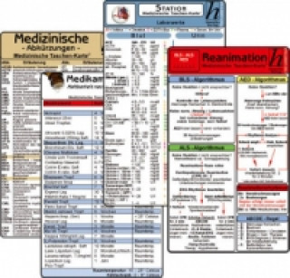 Könyv Stations Karten-Set - Laborwerte, Med. Abkürzungen, Medikamente - Haltbarkeit nach Anbruch, Reanimation 