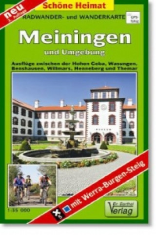 Nyomtatványok Doktor Barthel Karte Meiningen und Umgebung 