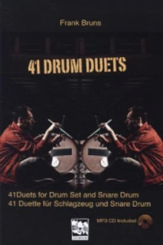 Tiskovina 41 Drum Duets, m. MP3-CD Frank Bruns