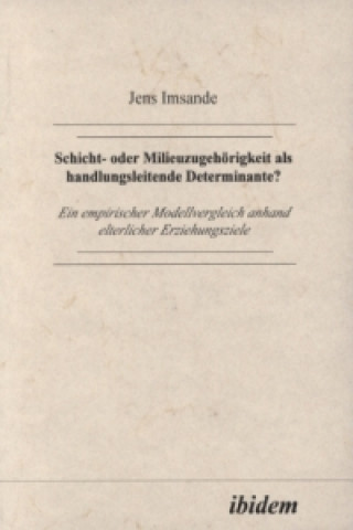 Könyv Schicht- oder Milieuzugehörigkeit als handlungsleitende Determinante? Jens Imsande