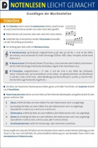 Nyomtatványok Notenlesen leicht gemacht, Grundlagen der Musiknotation Ursula Erhart-Schwertmann