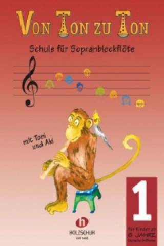 Tiskovina Von Ton zu Ton, Band 1 (deutsche Griffweise). Bd.1 Eva-Maria Zahner