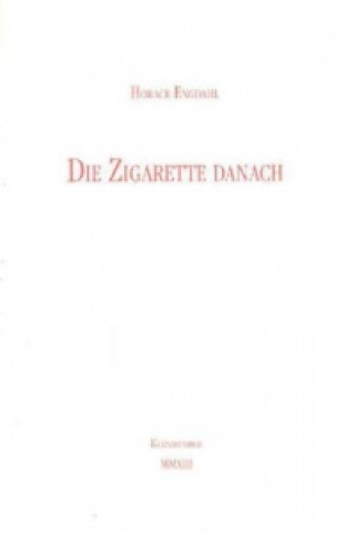 Livre Die Zigarette danach Horace Engdahl