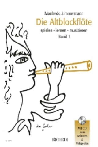Tiskovina DIE ALTBLOCKFLTE BAND 1 MIT CD Manfredo Zimmermann