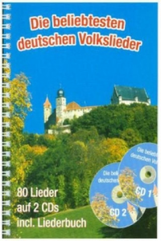 Nyomtatványok Die beliebtesten deutschen Volkslieder, m. 2 Audio-CDs Gerhard Hildner