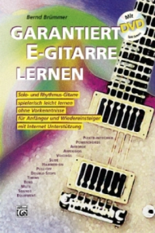 Materiale tipărite Garantiert E-Gitarre lernen, m. DVD Bernd Brümmer
