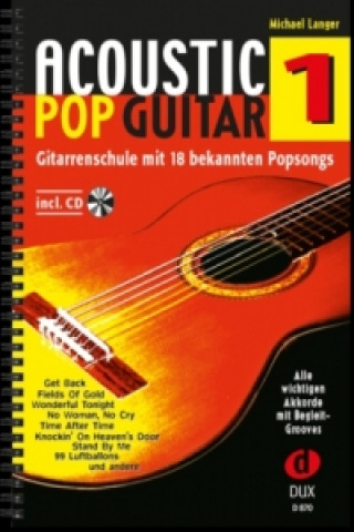 Tiskovina Acoustic Pop Guitar 1. Bd.1 Michael Langer