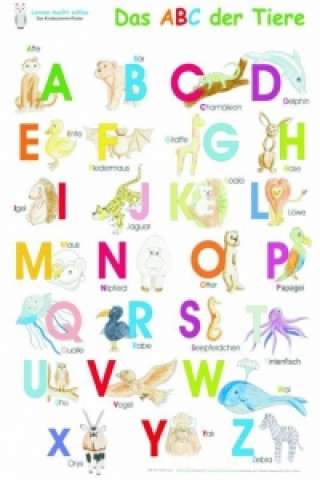 Materiale tipărite Das ABC der Tiere (Poster) Helga Momm