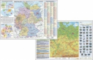 Spiel/Spielzeug Stiefel Deutschland physisch. Stiefel Deutschland politisch mit Basiswissen, DUO-Schreibunterlage 