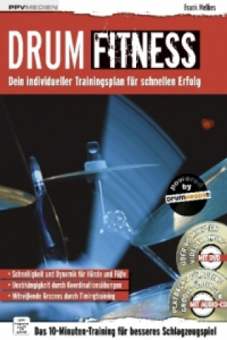 Tiskovina Drum Fitness, m. 1 Audio-CD, m. 1 DVD. Bd.1 Frank Mellies