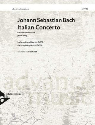 Tlačovina Italienisches Konzert Johann Sebastian Bach