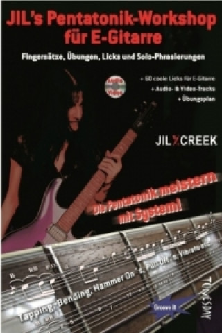 Tiskovina JIL's Pentatonik-Workshop für E-Gitarre, m. Audio-CD Jil Y. Creek