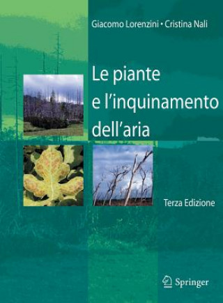 Книга Piante E L'Inquinamento Dell'Aria Giacomo Lorenzini
