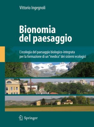 Kniha Bionomia del paesaggio Vittorio Ingegnoli