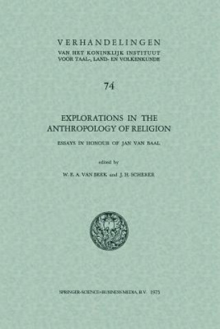 Kniha Explorations in the anthropology of religion W. E. A. van Beek