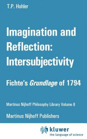 Kniha Imagination and Reflection: Intersubjectivity Thomas P. Hohler