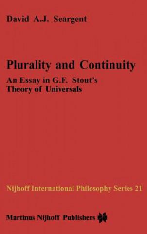 Kniha Plurality and Continuity D.A.J Seargent