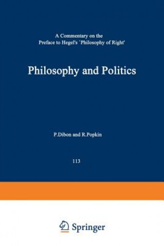 Könyv Philosophy and Politics Adriaan T Peperzak