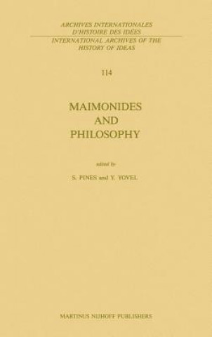 Könyv Maimonides and Philosophy S. Pines