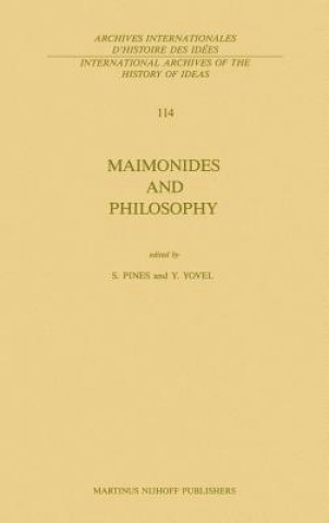 Knjiga Maimonides and Philosophy S. Pines